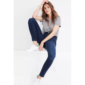 Madewell 10" High-Rise Skinny Jeans in Hayes Wash